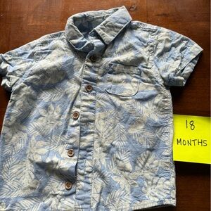Little lad island collared shirt